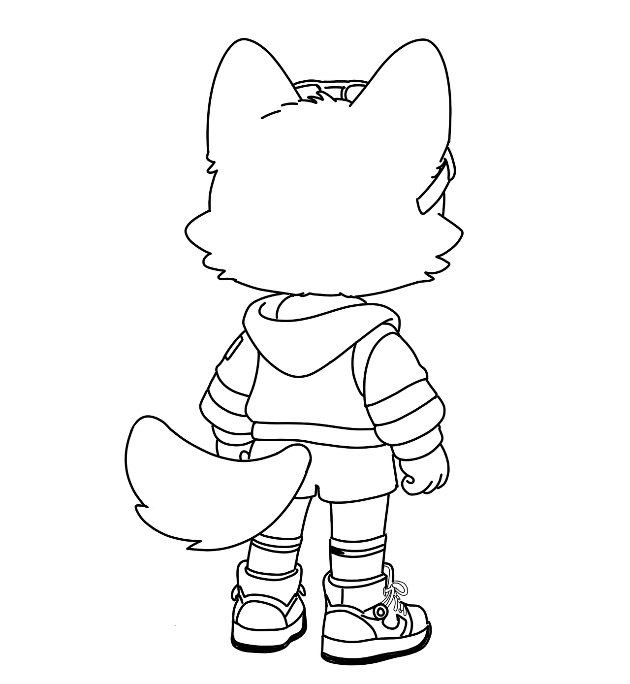 狐狸狸ip三视图设计（图ZNDA1NTM4NzMy） - 商业插画 - 站酷设计师肥肥肥肥鱼原创素材 - 站酷ZCOOL