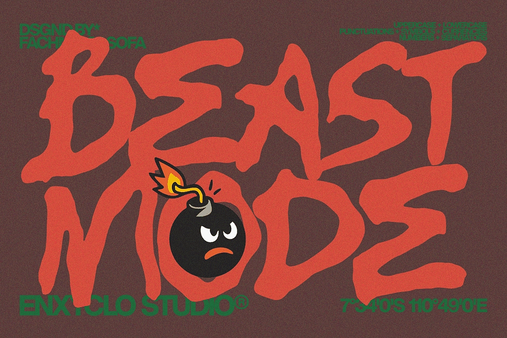 粗犷潮流时尚潮牌服装广告海报标题手写涂鸦英文字体（图ZNDA1NTM5NzE2） - 字体/字形 - 站酷设计师最西文集原创素材 - 站酷ZCOOL