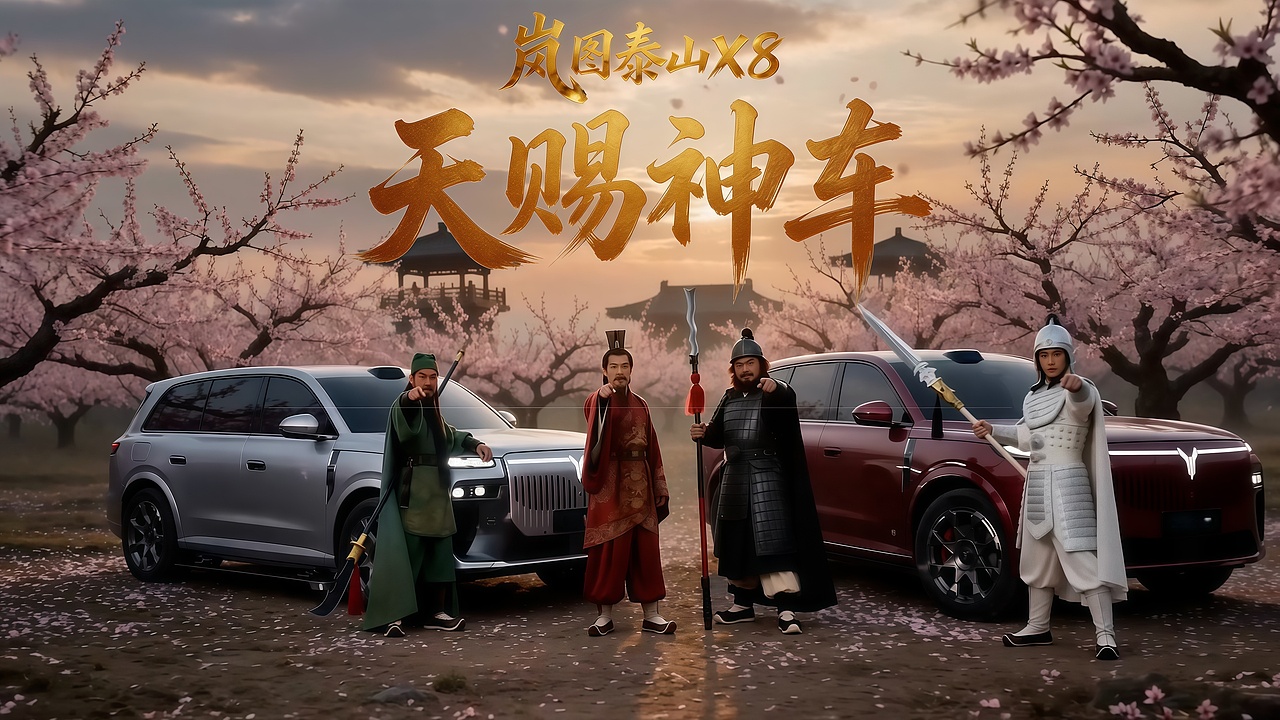 天赐神车！千里蜀道一日达｜岚图泰山X8 离谱的大8AIMV（图ZNDA1NTQwMjI4） - AI作品 - 站酷设计师喆FILM原创素材 - 站酷ZCOOL