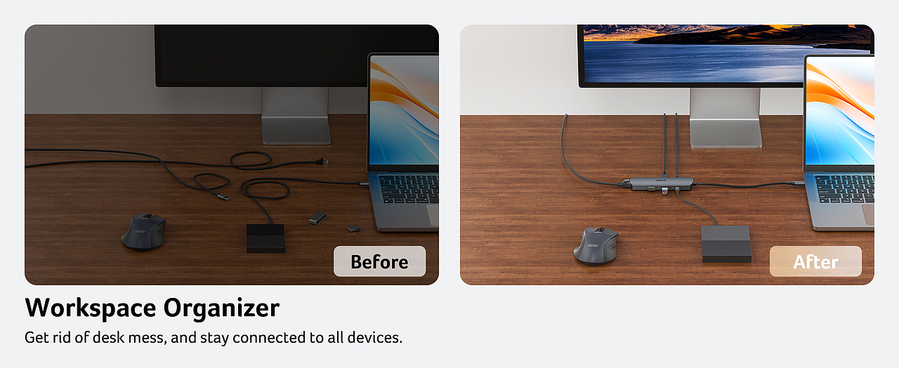 Acer | 6 in1 HUB 拓展坞亚马逊套图全案设计（图ZNDA1NTQ1MDI4） - 电商 - 站酷设计师YEccg图形原创素材 - 站酷ZCOOL