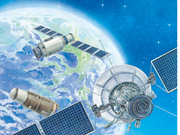 一套讲述地球与卫星的科技类绘本