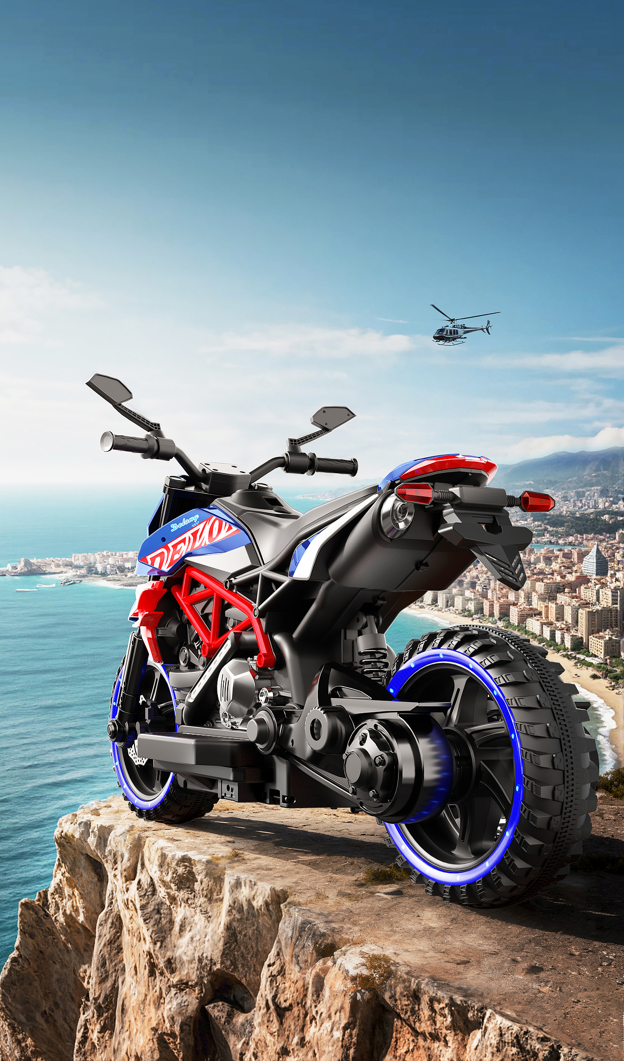 兒童母嬰摩托車渲染+AIGC輔助（圖ZNDA1NTUwODU2） - 產(chǎn)品 - 站酷設(shè)計師香椰芙芙球原創(chuàng)素材 - 站酷ZCOOL