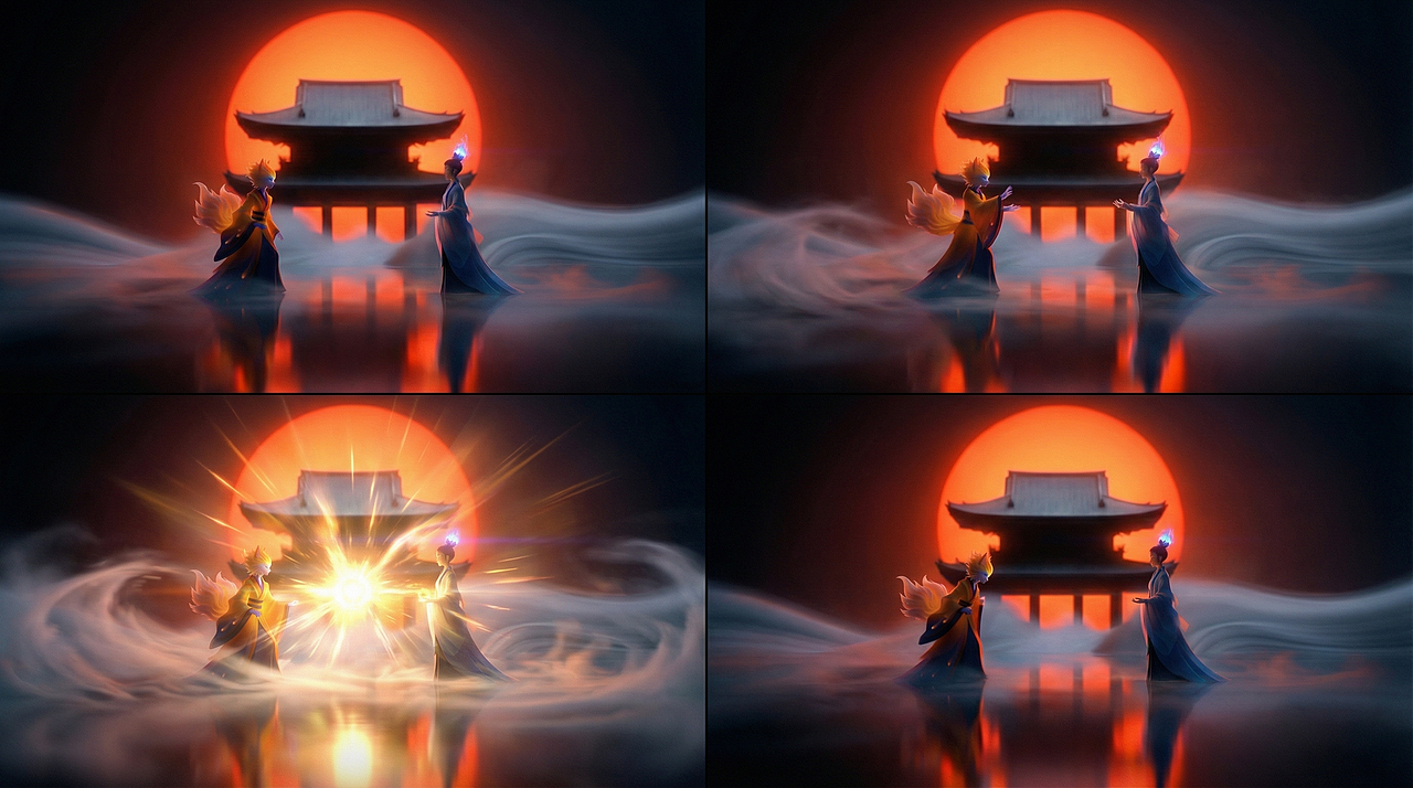 ai动漫小短片2（图ZNDA1NTUxNjM2） - 短篇/格漫 - 站酷设计师非著名设计师ybl原创素材 - 站酷ZCOOL