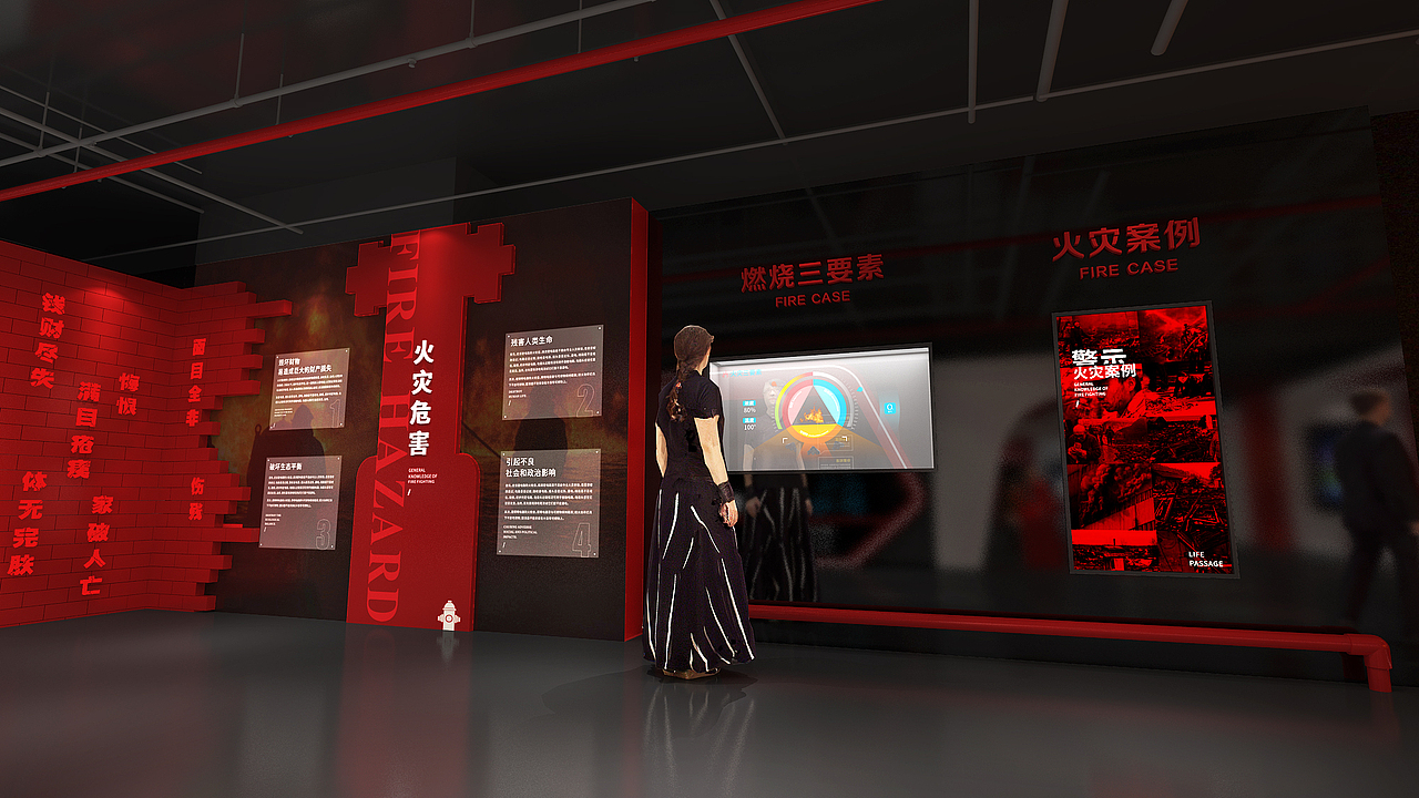 消防安全科普基地（图ZNDA1NTYwMjA4） - 展陈设计 - 站酷设计师螺丝釘原创素材 - 站酷ZCOOL