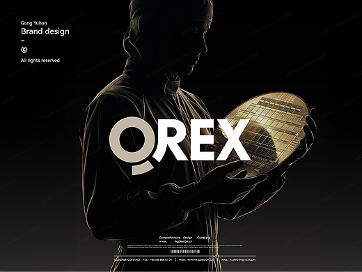金融科技芯片公司品牌全案设计:QREX