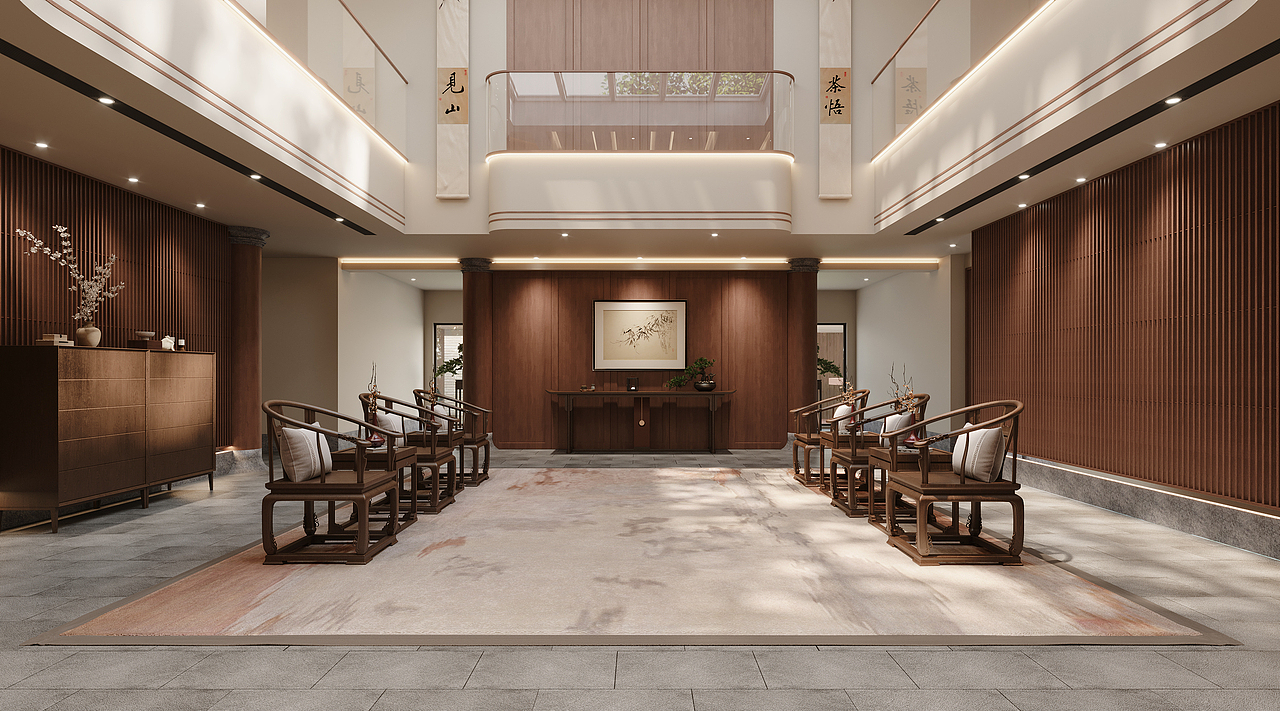 工装案例||会所效果图（图ZNDA1NTY3NTMy） - 商业空间设计 - 站酷设计师Z741307464原创素材 - 站酷ZCOOL