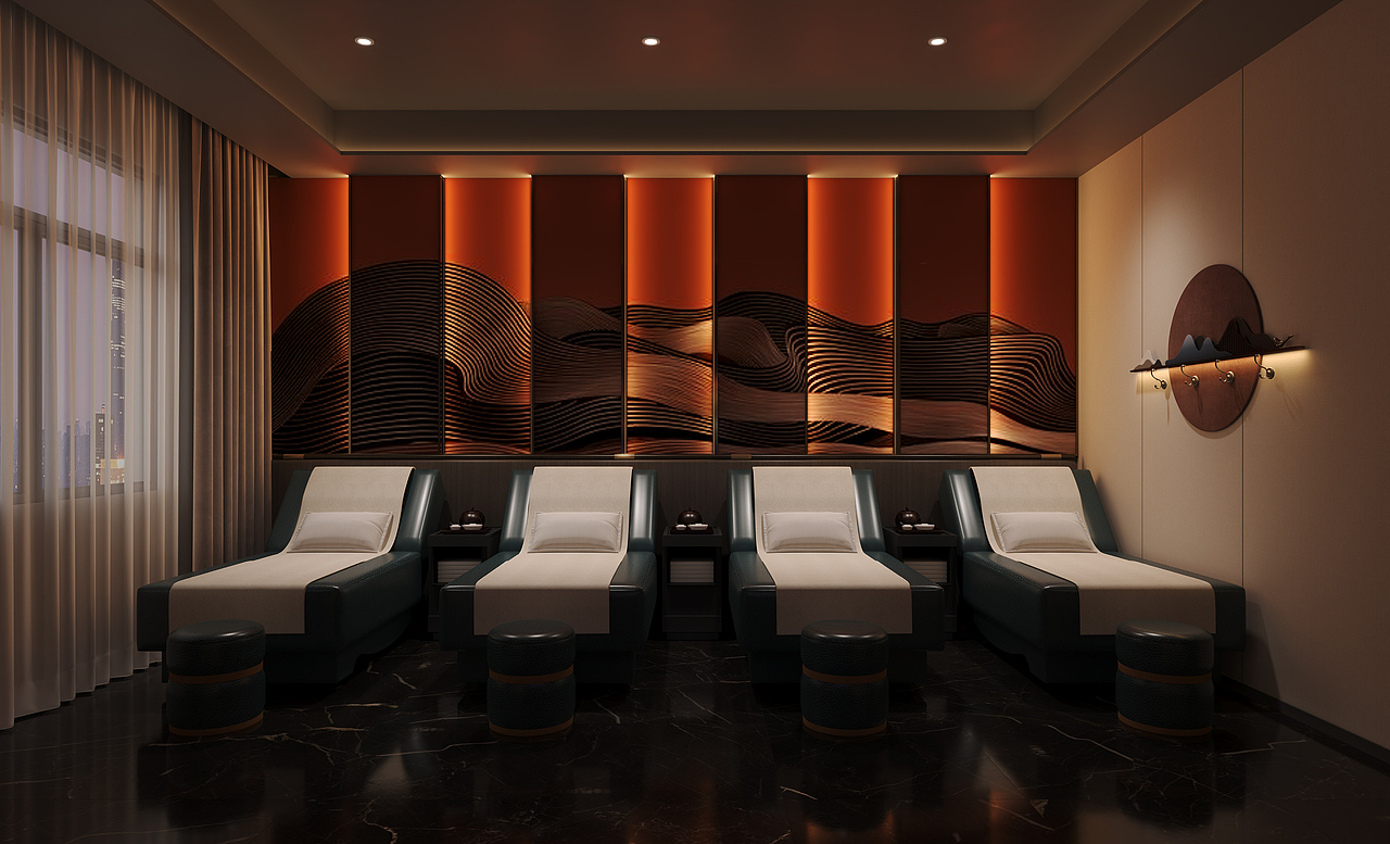 工装案例||会所效果图（图ZNDA1NTY3NTM2） - 商业空间设计 - 站酷设计师Z741307464原创素材 - 站酷ZCOOL