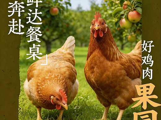 乡野有机食材主题配图