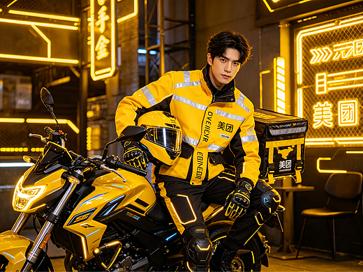 酷酷机车风设计，整条街最靓的仔！