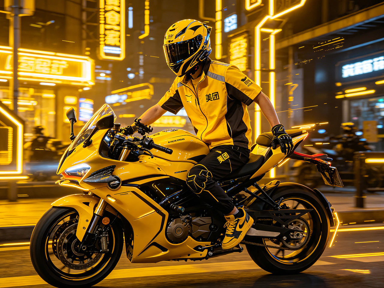 酷酷机车风头盔，整条街最靓的仔！（图ZNDA1NTgxNDE2） - AI作品 - 站酷设计师FightDreams原创素材 - 站酷ZCOOL