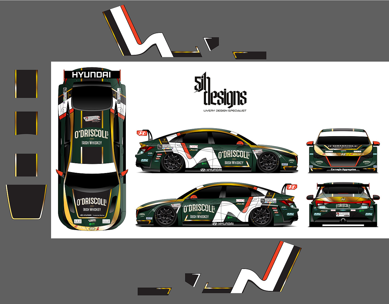 TCR ASIA HYUNDAI livery design（图ZNDA1NTgxNzA0） - 其他平面 - 站酷设计师Samuel_U原创素材 - 站酷ZCOOL