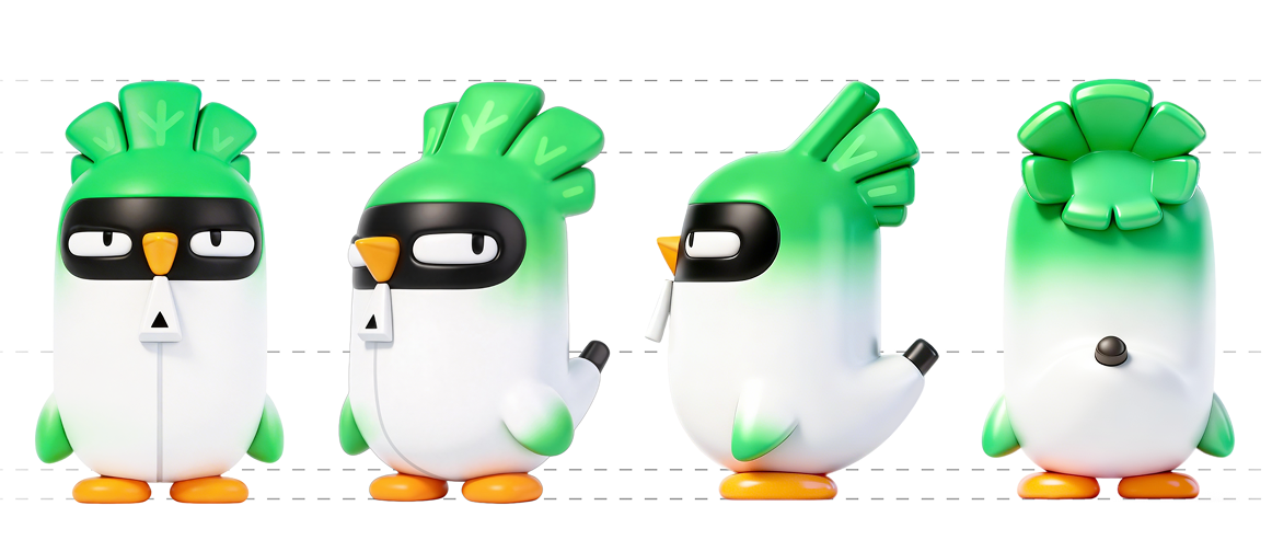 疯传 1300+次！这套葱鸡 IP 设计我藏了半年的野路子全公开，学会直接接单（图ZMTU1NDA5NTI=） - 教程 - 站酷设计师菜心轻量文原创素材 - 站酷ZCOOL