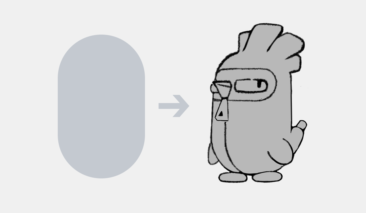 疯传 1300+次！这套葱鸡 IP 设计我藏了半年的野路子全公开，学会直接接单（图ZMTU1NDA5NjQ=） - 教程 - 站酷设计师菜心轻量文原创素材 - 站酷ZCOOL