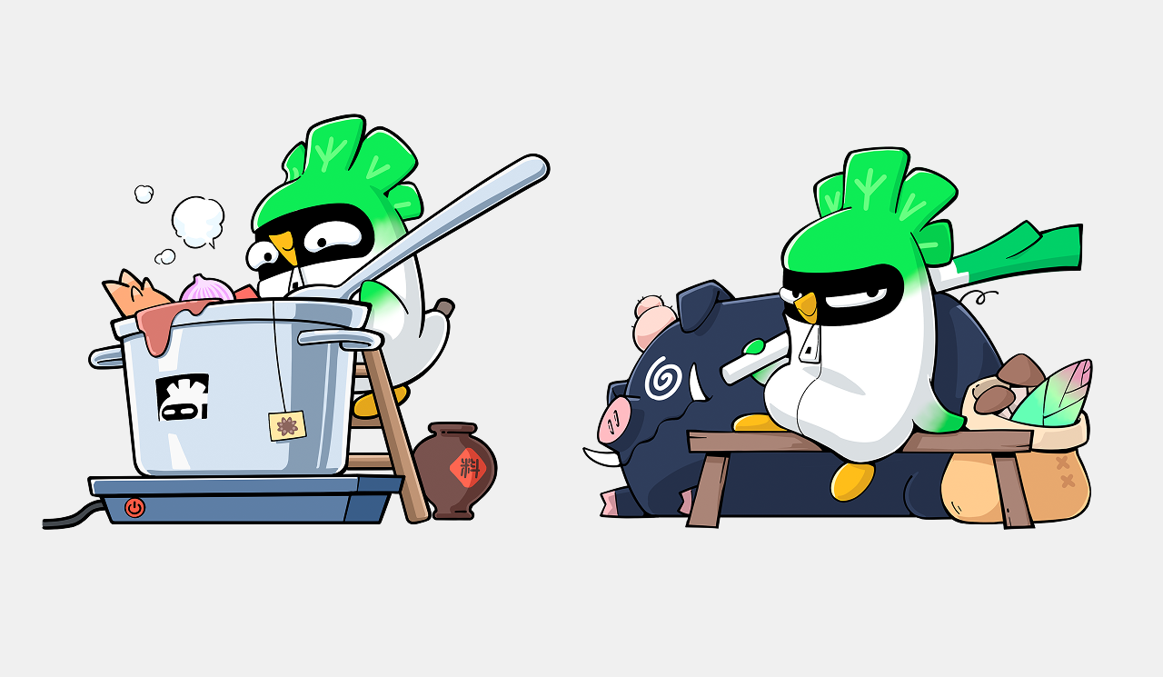 疯传 1300+次！这套葱鸡 IP 设计我藏了半年的野路子全公开，学会直接接单（图ZMTU1NDEwNTI=） - 教程 - 站酷设计师菜心轻量文原创素材 - 站酷ZCOOL