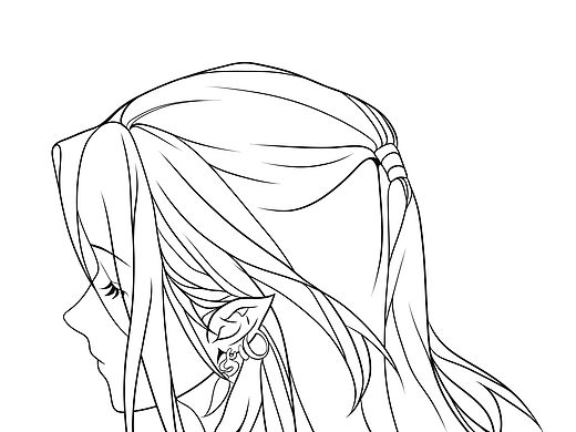 线稿，新手画师