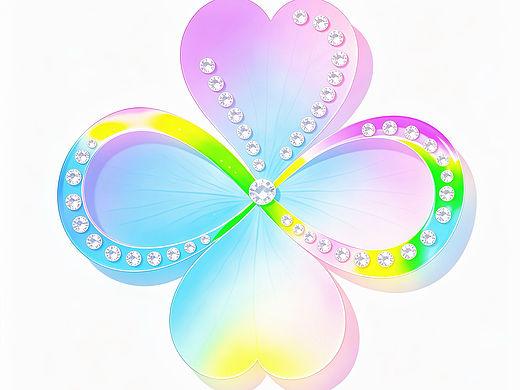 纯光艺术，彩虹羽宙。