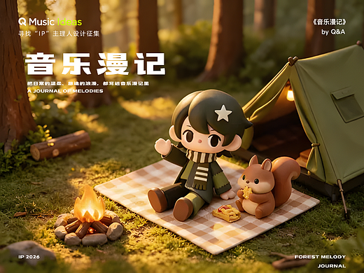 QQ音樂(lè)IP主理人投稿:Little Q's Melody Journey(個(gè)人主頁(yè)-ZNzM0NjU1Njg=) - AI作品 - 站酷設(shè)計(jì)師Qizzy原創(chuàng)素材 - 站酷ZCOOL