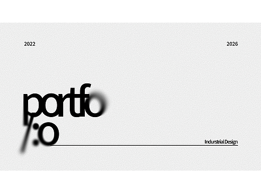 工业设计个人作品集 求职中............