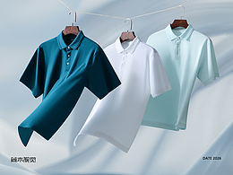 男士Polo衫创意拍摄丨简木视觉 男装短袖T恤创意主图