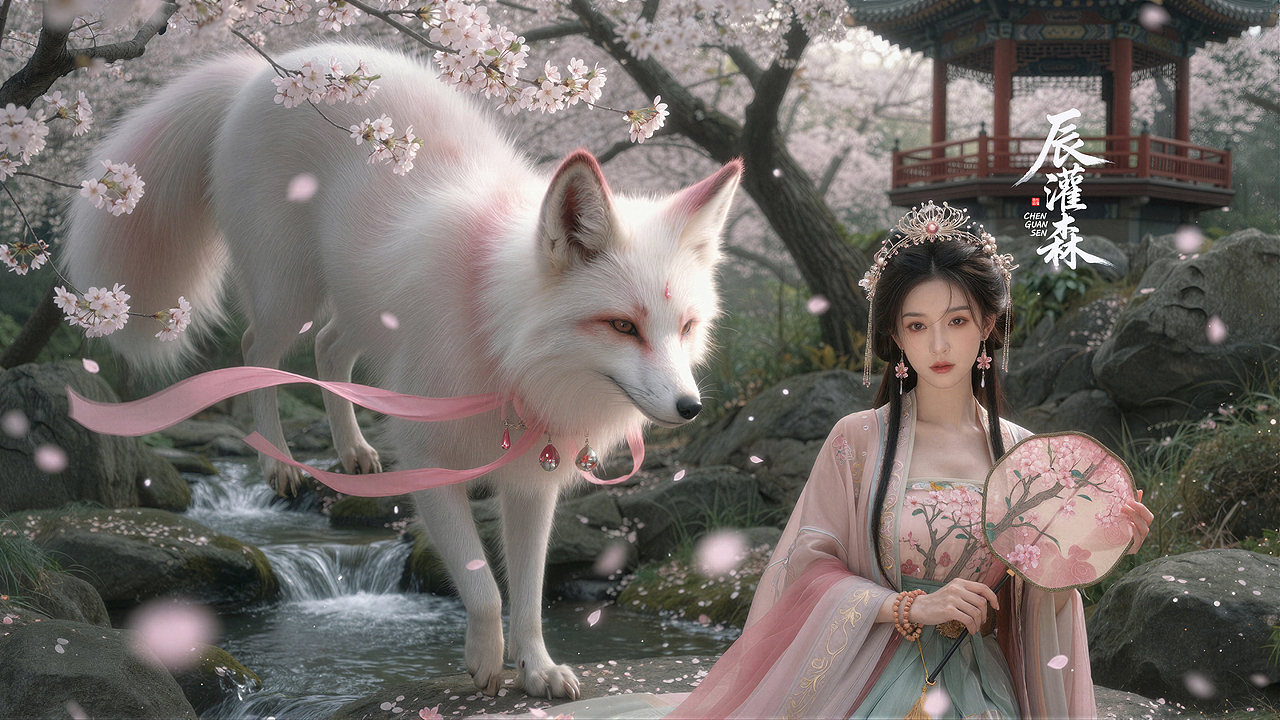 辰灌森 | 樱狐灵姬系列（一）-0146（图ZNDA1NjA1NTMy） - 修图/后期 - 站酷设计师辰灌森原创素材 - 站酷ZCOOL