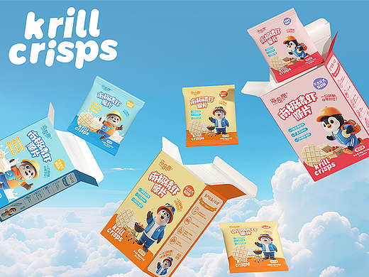 南极磷虾脆片包装设计|一诉出品