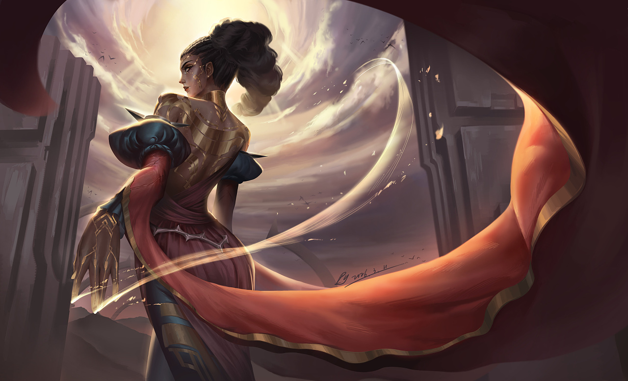 英雄联盟梅尔（图ZNDA1NjA2NDg0） - 商业插画 - 站酷设计师不想学环艺的py原创素材 - 站酷ZCOOL