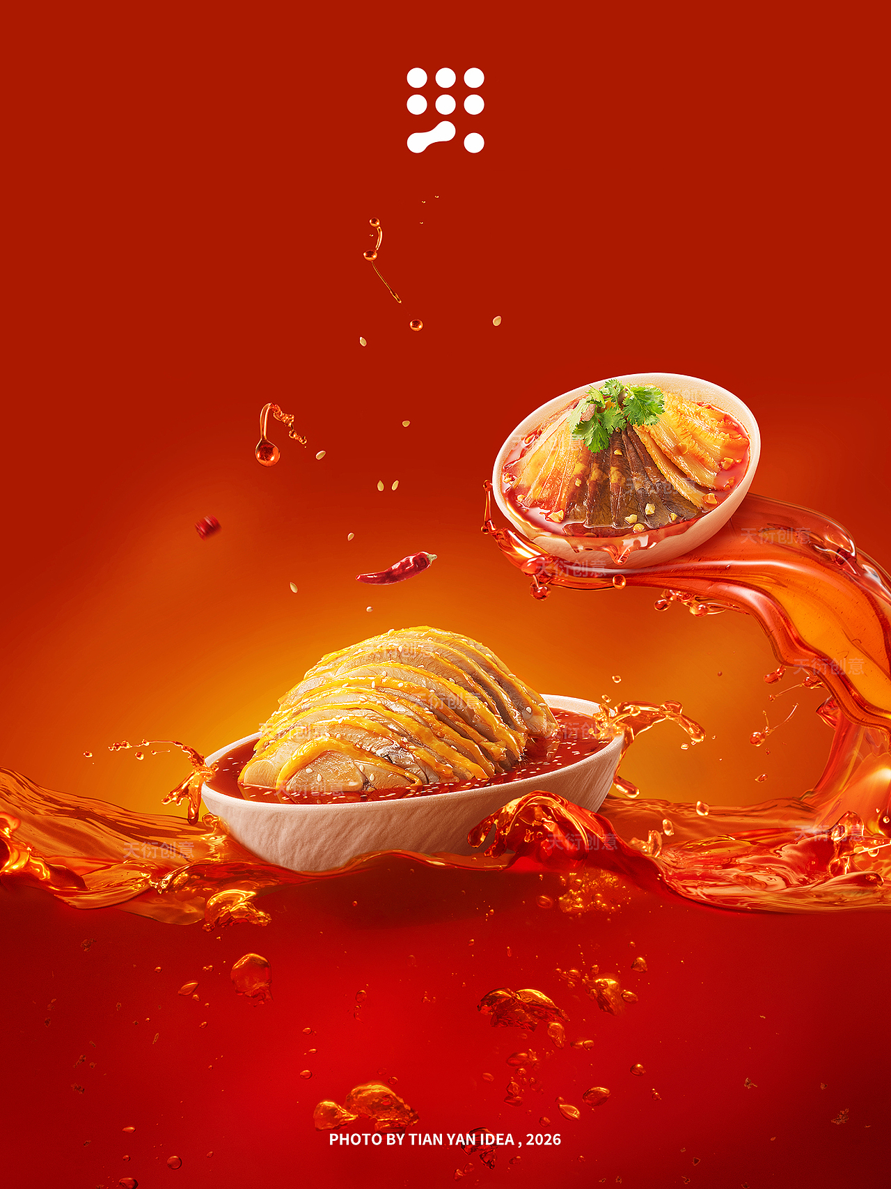 廖记棒棒鸡海报KV图（图ZNDA1NjA3NzA0） - 美食摄影 - 站酷设计师天衍创意原创素材 - 站酷ZCOOL