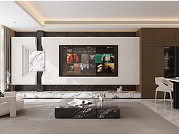 武汉  西湖山居 204㎡   意式轻奢效果表现