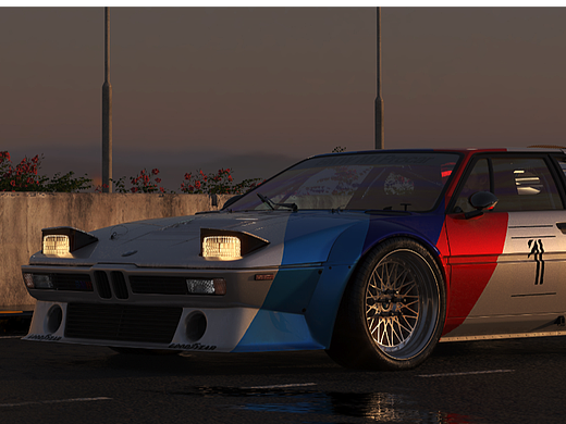 BMW M1 Turbo(喜欢老车）（个人主页-ZNzM0Njc4NTI=） - 机械/交通 - 站酷设计师Shaun小羊原创素材 - 站酷ZCOOL
