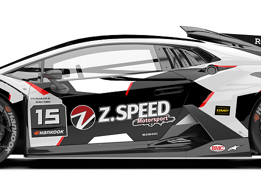  兰博基尼 Super Trofeo car livery design