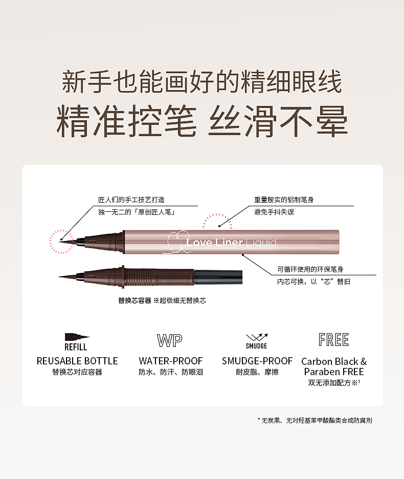 LoveLiner 眼线液笔详情页（图ZNDA1NjI3MTY0） - 电商 - 站酷设计师幽柚ZJ原创素材 - 站酷ZCOOL