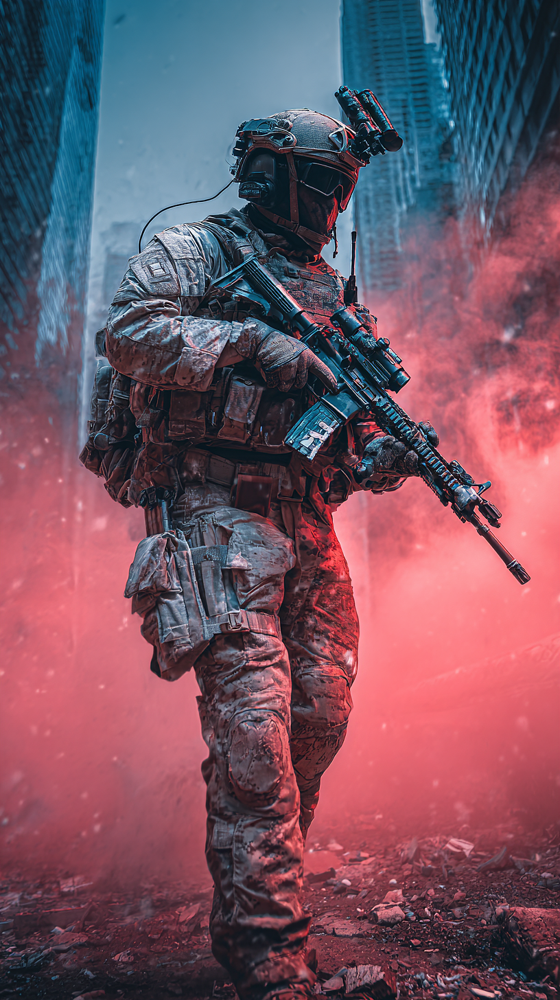 一组人物原型设计之红色警戒美国大兵（图ZNDA1NjMyNjY4） - AI作品 - 站酷设计师斗神俊俊原创素材 - 站酷ZCOOL