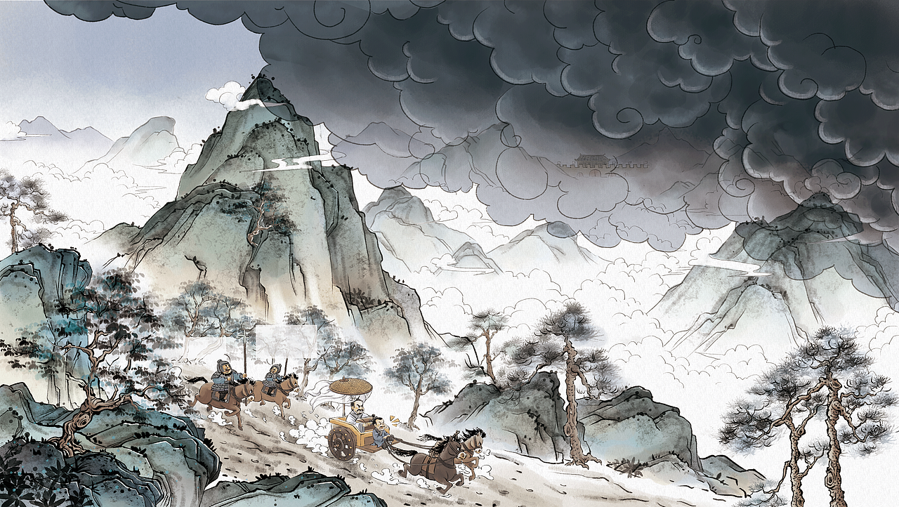 史记系列绘本（一）（图ZNDA1NjMzNjQ4） - 绘本 - 站酷设计师陈楠MUtouNAN原创素材 - 站酷ZCOOL