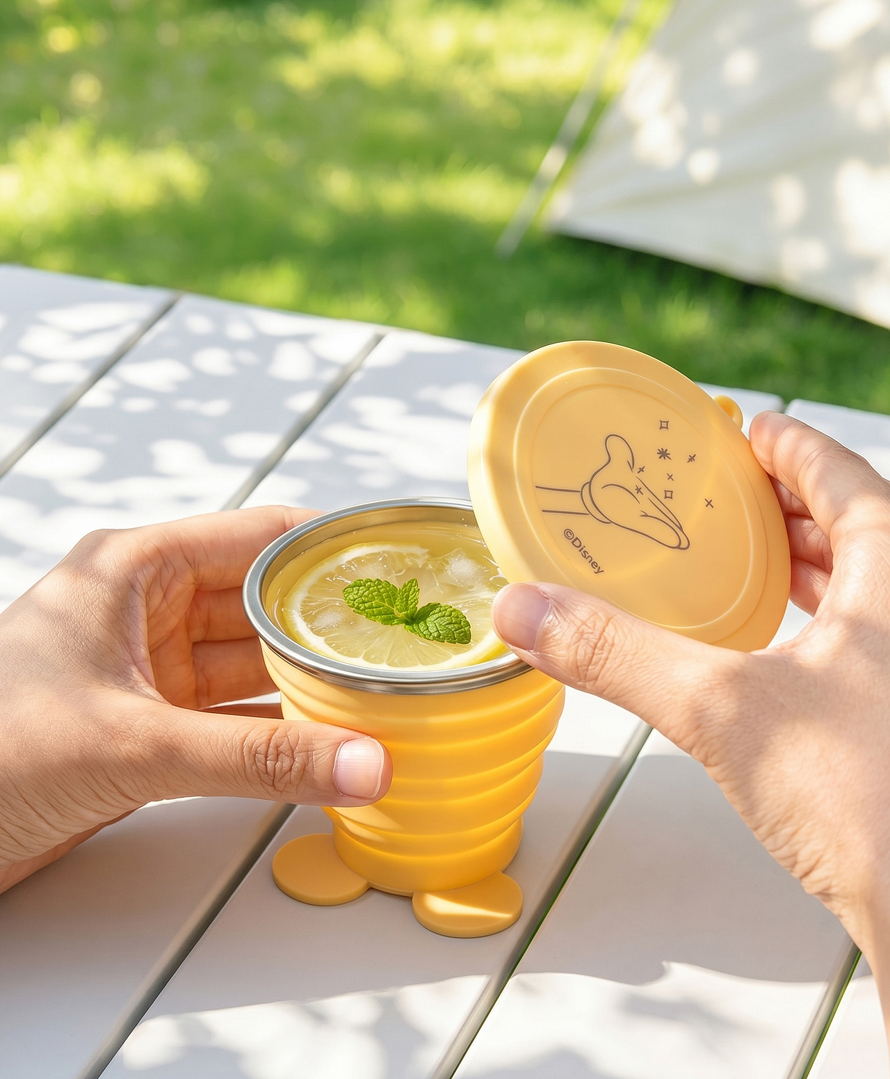 米奇露营折叠杯-【创意拍摄】(图ZNDA1NjMzNzky) - 产品摄影 - 站酷设计师甯宇原创素材 - 站酷ZCOOL