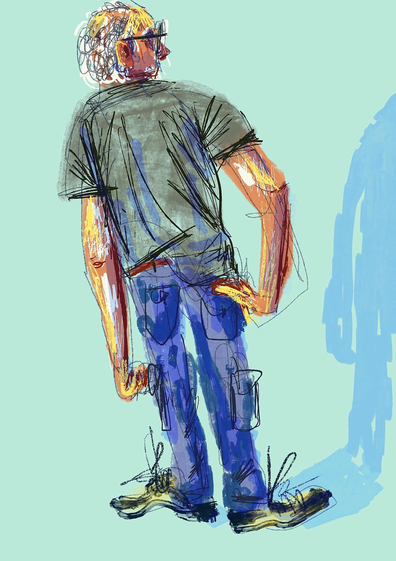 逛一逛二手集市 - 我生活的城市,塞维利亚（图ZNDA1NjQwNzMy） - 商业插画 - 站酷设计师驼驼涂涂原创素材 - 站酷ZCOOL