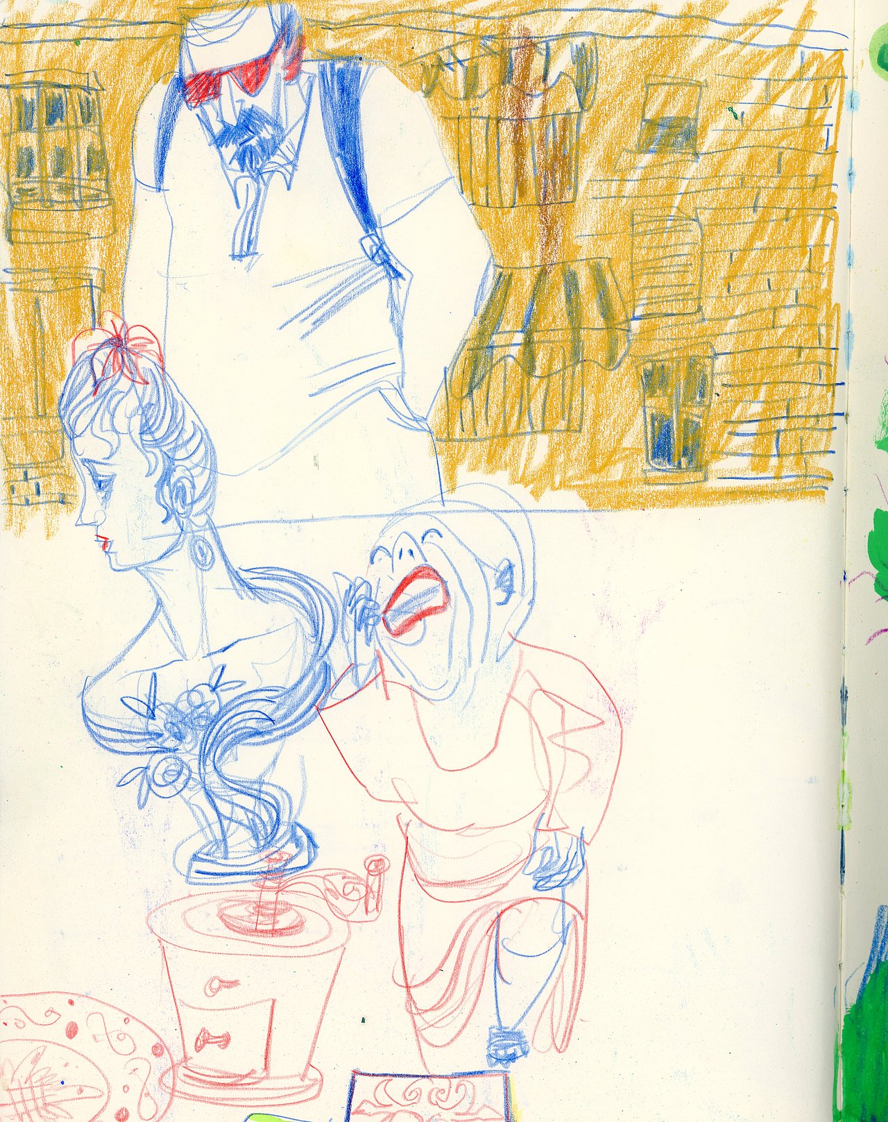 逛一逛二手集市 - 我生活的城市,塞维利亚（图ZNDA1NjQ3NjQ4） - 商业插画 - 站酷设计师驼驼涂涂原创素材 - 站酷ZCOOL