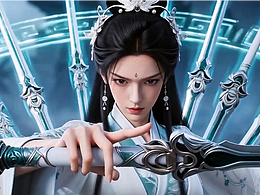 8K超写实CG｜青霜剑主高燃武打，这才是国风仙侠天花板