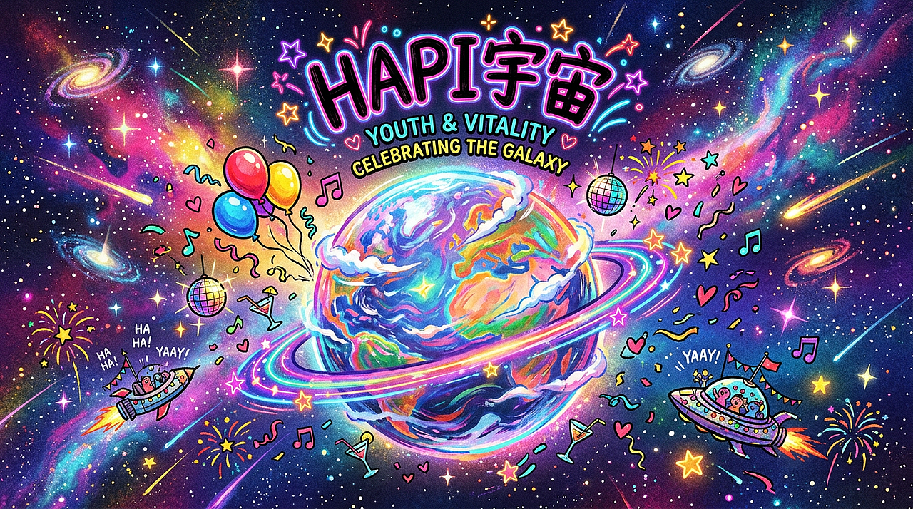 来HAPI宇宙·先爽一哈（图ZNDA1NjQ5ODE2） - AI作品 - 站酷设计师AIGC刘同学原创素材 - 站酷ZCOOL