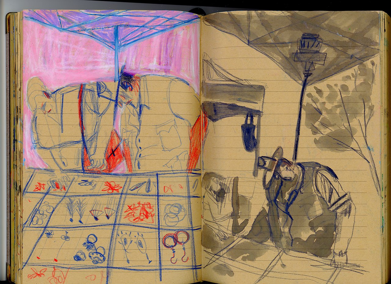 逛一逛二手集市 - 我生活的城市,塞维利亚（图ZNDA1NjUwOTA4） - 商业插画 - 站酷设计师驼驼涂涂原创素材 - 站酷ZCOOL