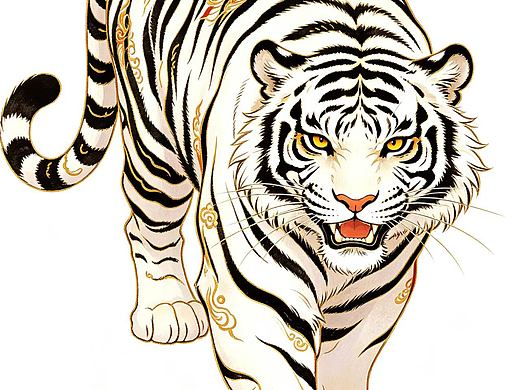White Tiger  Chinese Myth