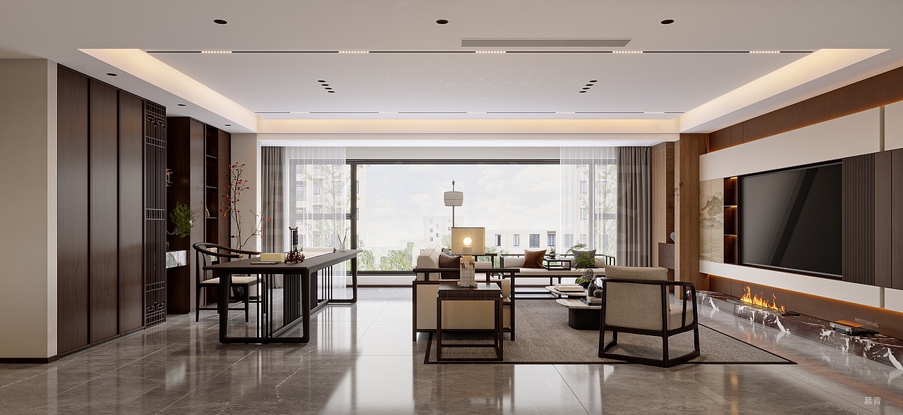 新中式美学，古色古香好带感！（图ZNDA1NjU5NzY4） - 其他空间 - 站酷设计师慕青15385130130原创素材 - 站酷ZCOOL