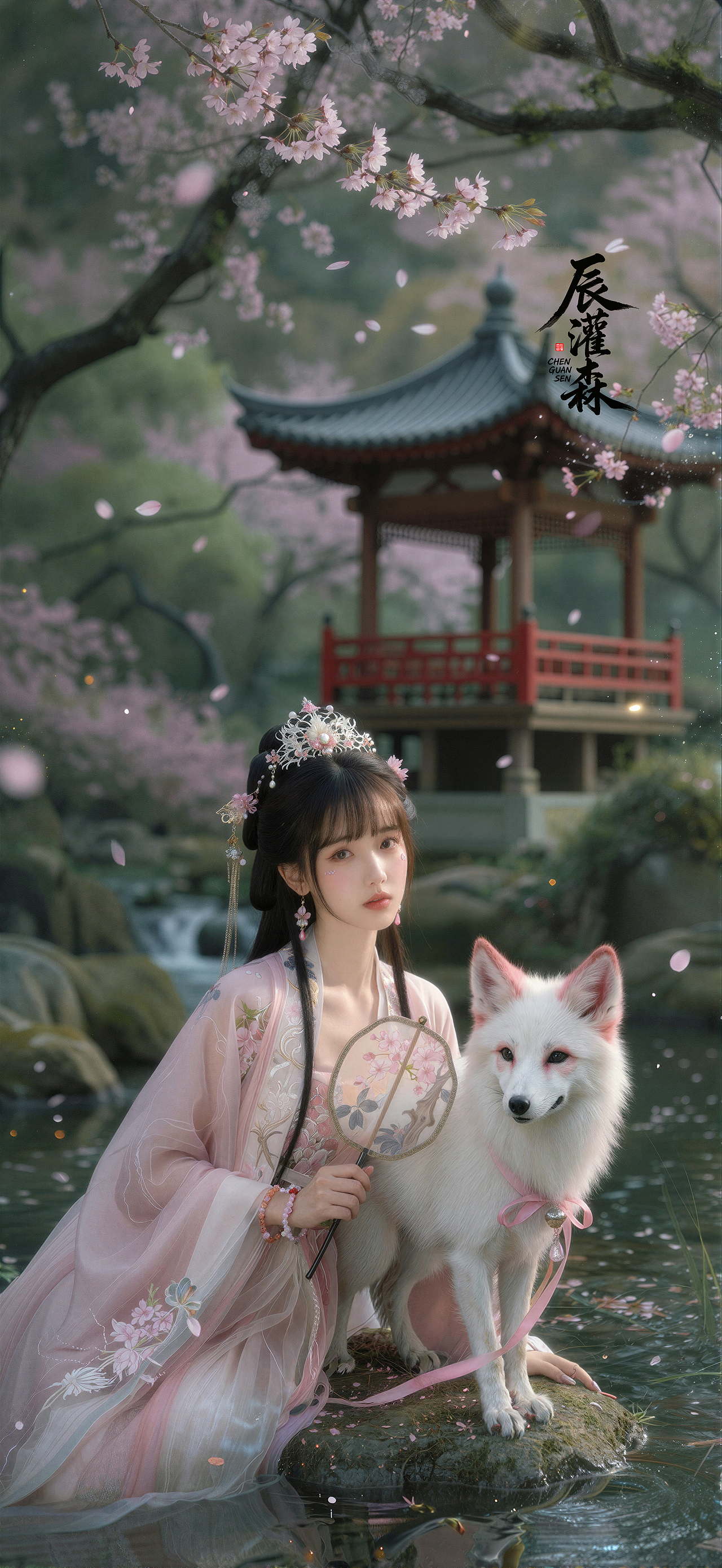 辰灌森 | 樱狐灵姬系列（三）-0148（图ZNDA1NjYwMjY4） - 修图/后期 - 站酷设计师辰灌森原创素材 - 站酷ZCOOL