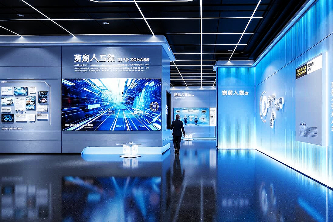 2026展厅猜想：重庆数字创意设计公司的展览空间原型（图ZNDA1NjYwNzcy） - 建筑设计 - 站酷设计师柿子创意机构原创素材 - 站酷ZCOOL