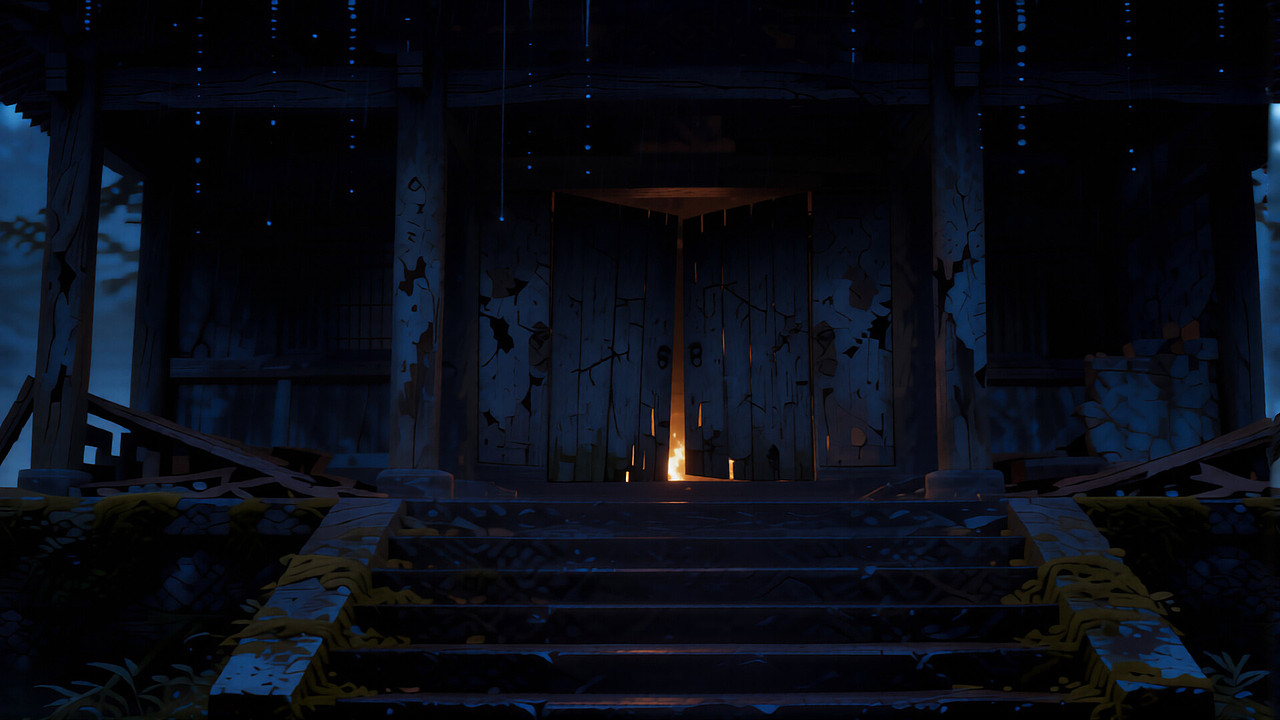 《庙门避雨》人设/场景/分镜（图ZNDA1NjYyNTM2） - 设定/分镜 - 站酷设计师野秋笙原创素材 - 站酷ZCOOL