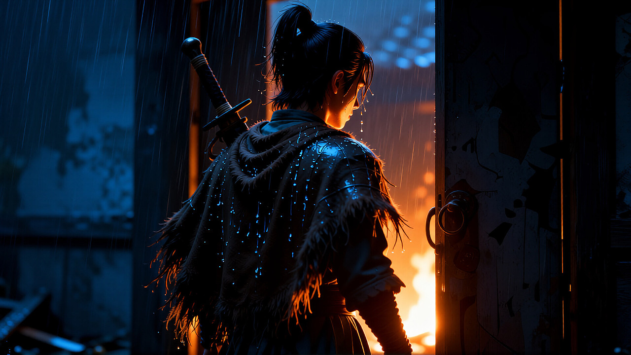 《庙门避雨》人设/场景/分镜（图ZNDA1NjYyNTQ4） - 设定/分镜 - 站酷设计师野秋笙原创素材 - 站酷ZCOOL