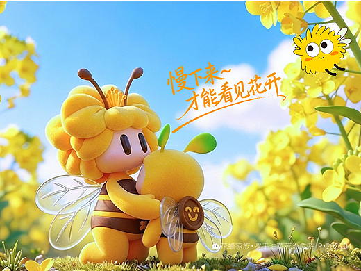 花蜂家族 | 罗平油菜花治愈系文旅 IP 全案设计