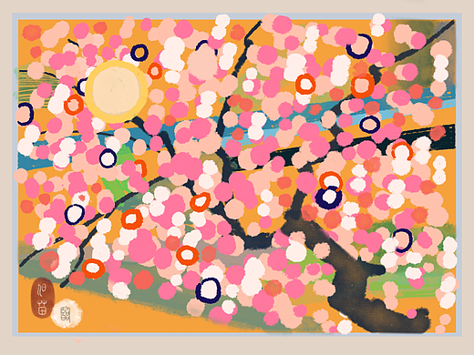 画风尝试作品（2）波点艺术🎨