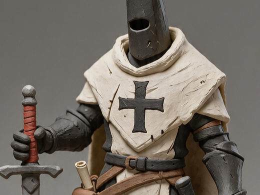 泥塑手办医院骑士