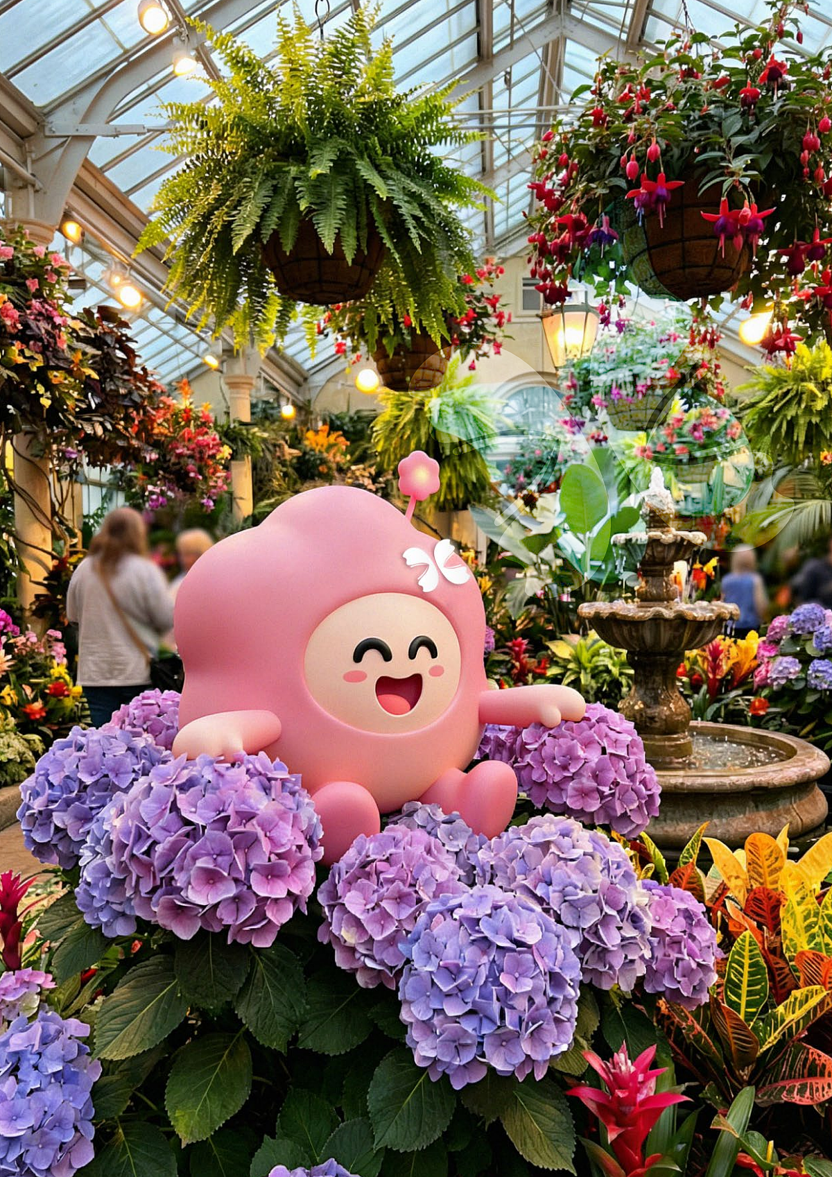 官宣！花团团x北京国际花展大使杨紫女士（图ZNDA1NjY4Nzg4） - IP形象 - 站酷设计师乐行者Design原创素材 - 站酷ZCOOL