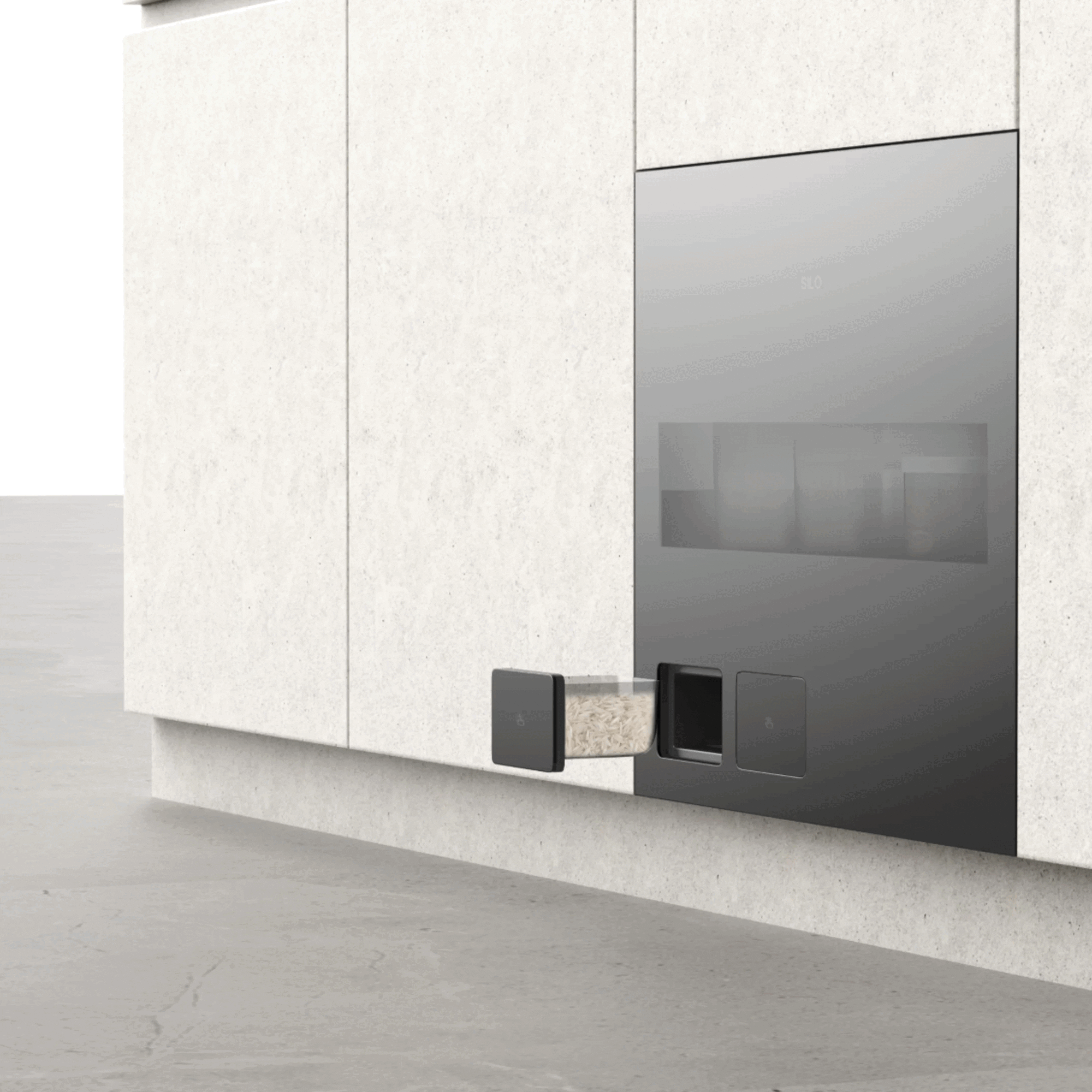 SILO厨房智能抽屉式粮仓（图ZNDA1Njc3NTU2） - 生活用品 - 站酷设计师Quinn_YiKang原创素材 - 站酷ZCOOL